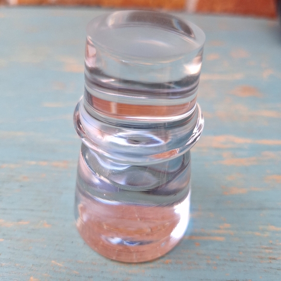 Glass Top Bottle Stopper Lid Clear Art Glass Decanter Replacement - Picture 6 of 15